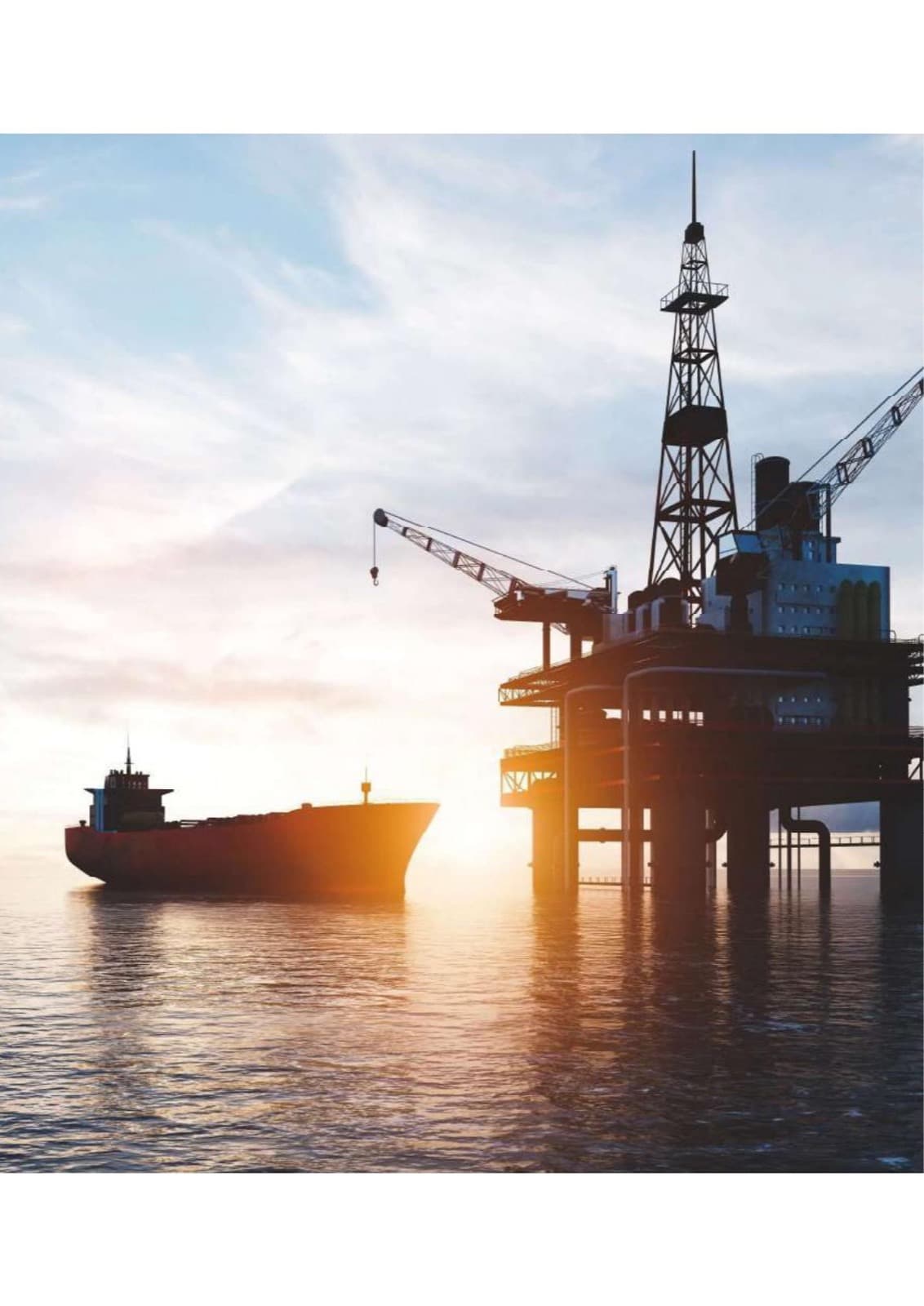 Offshore platform at sunrise — BeraTech operations